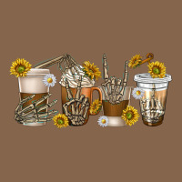 Skeleton Hands Coffee Cups Premium Tee | Teevron