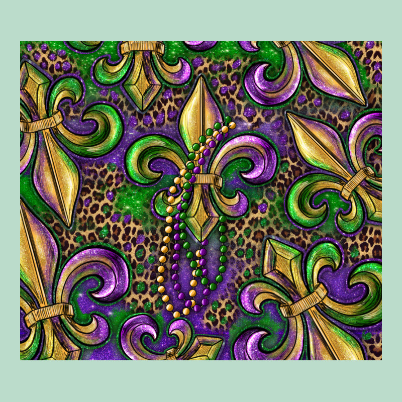 Mardi Gras Fleur De Lis Premium Hoodie by RanaPortraitStore | Teevron