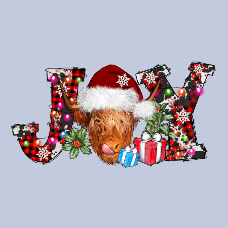 Joy Christmas Heifer Long Sleeve Tee by AdoDesignShop | Teevron