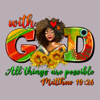 With God All Things Are Possible Juneteenth Vintage Tee | Teevron