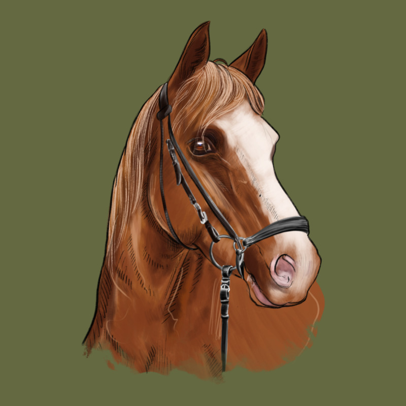 Horse Portrait Long Sleeve Tee by Artiststas | Teevron