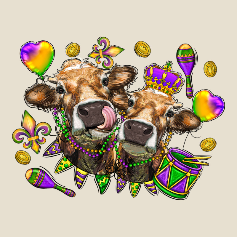Mardi Gras Heifers Urban Hoodie by HowdyJamesFarm | Teevron