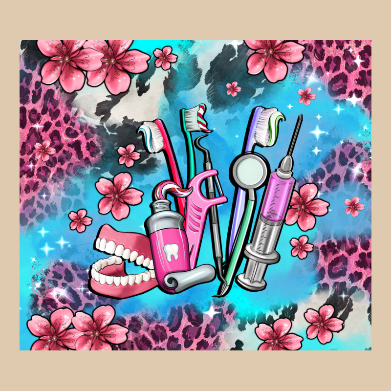 Dentist Element With Flowers Classic Tee by AdoDesignShop | Teevron