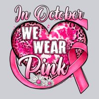 In October We Wear Pink Heart Heavyweight Sweatshirt | Teevron