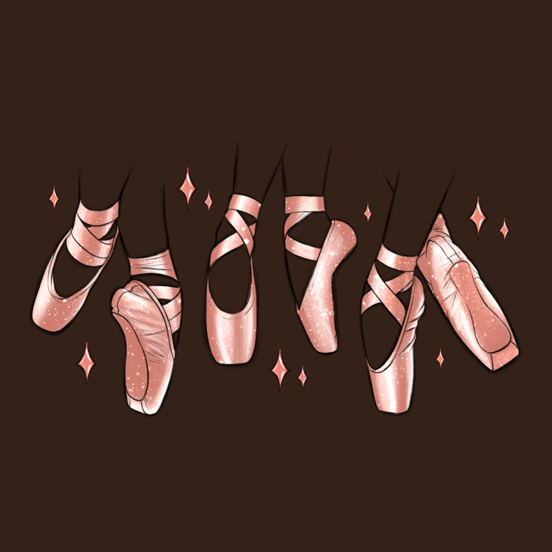 Ballerina Ballet Shoes Heavy Core Tee by MaliasSmallBusiness | Teevron