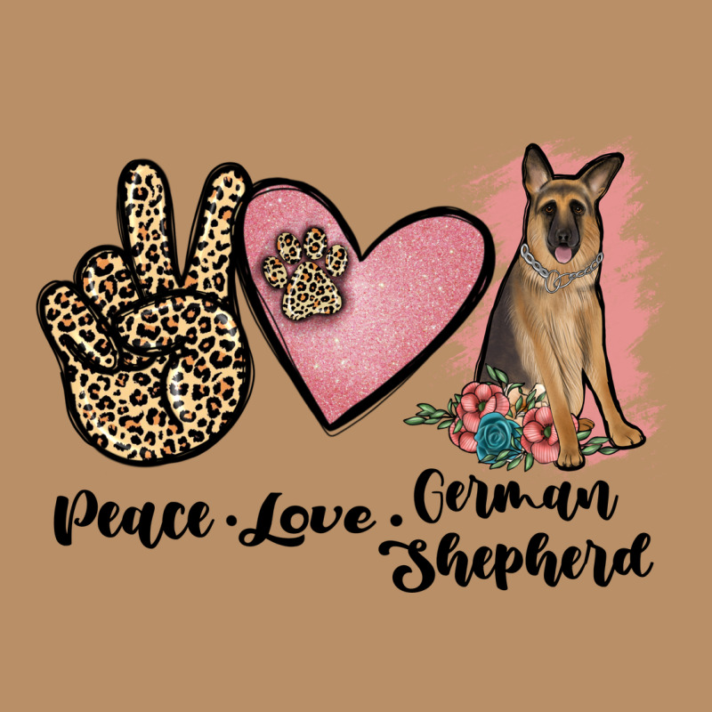 Peace Love German Shepherd Vintage Hoodie by JahusDesignShop | Teevron