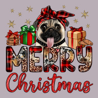 Merry Christmas Pug Vintage Tee | Teevron