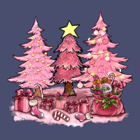 Pink Christmas Trees With Gift Box Bbs Vintage Tee | Teevron