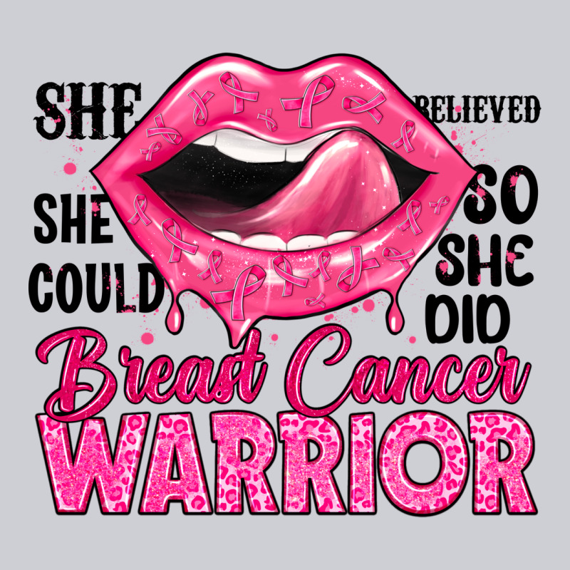 Breast Cancer Warrior Lips Heavyweight Sweatshirt by JahusDesignShop | Teevron