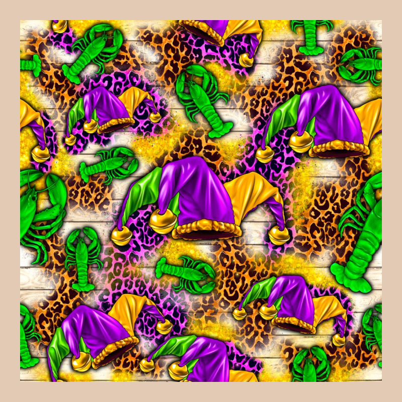 Mardi Gras Jester Had And Crawfish With Leopard Pa Urban Hoodie by HowdyJamesFarm | Teevron