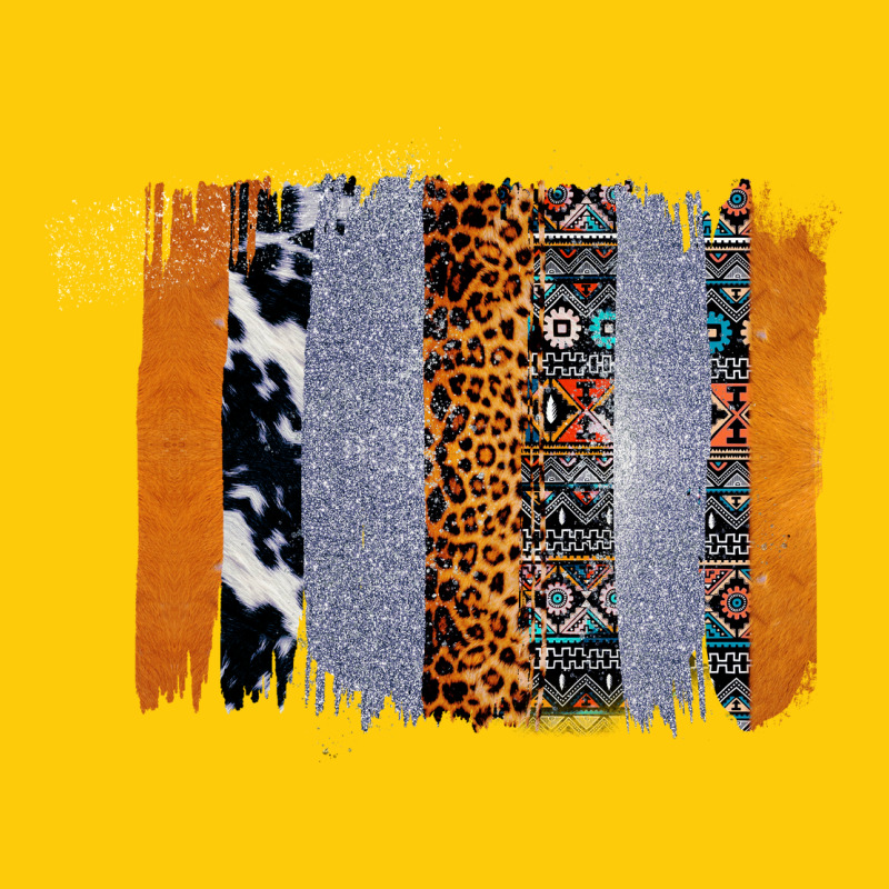 Western Cowhide Glitter Aztec Leopard Pattern Brushstroke Premium Hoodie by Bettercallsaul | Teevron
