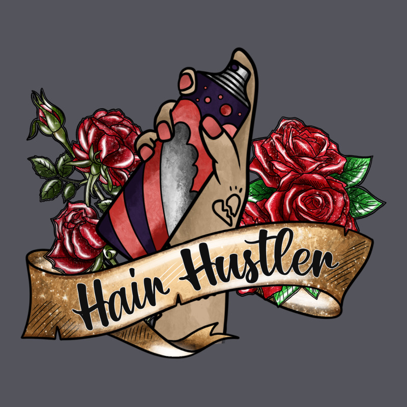 Hair Hustler Spray Vintage Hoodie by SublimationCraftShop | Teevron