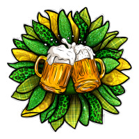St. Patricks Sunflower With Beer Premium Sweatshirt | Teevron