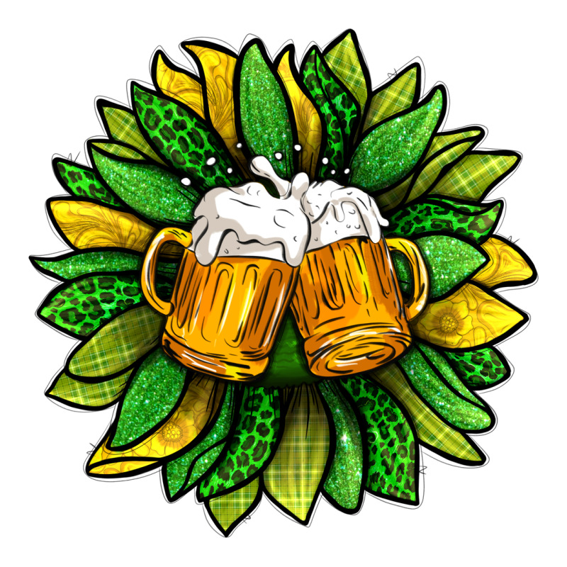 St. Patricks Sunflower With Beer Premium Sweatshirt by BundleAndBundleShop | Teevron