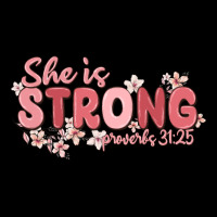 She Is Strong Proverbs 31 25 Zipper Hoodie | Teevron