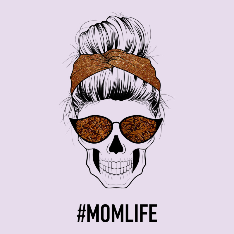 Brown Glitter, Western Vintage Patterned Mom Skull Premium Hoodie by Bettercallsaul | Teevron