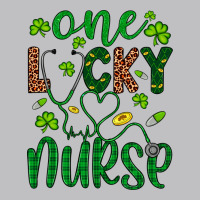 Leopard Glitter One Lucky Nurse Long Sleeve Tee | Teevron
