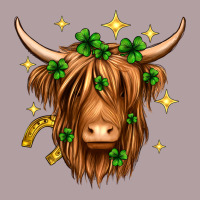 St. Patrick's Day Highland Cow Vintage Hoodie | Teevron