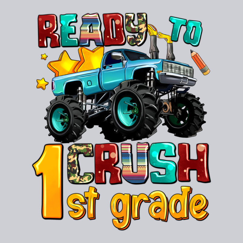 Ready To School Crush 1st Grade Heavyweight Sweatshirt by AdoDesignShop | Teevron
