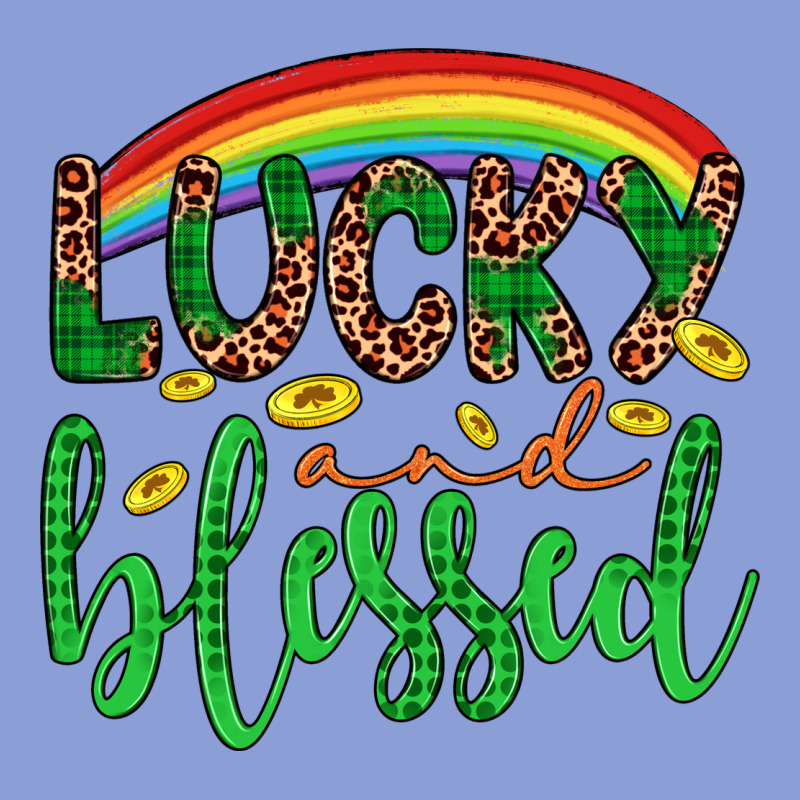 Western St. Patrick's Rainbow Lucky And Blessed Long Sleeve Tee by Artiststas | Teevron