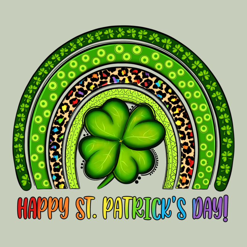 Happy St. Patrick's Day Shamrock Rainbow Long Sleeve Tee by Artiststas | Teevron