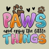 Paws And Enjoy The Little Things Heavy Core Tee | Teevron