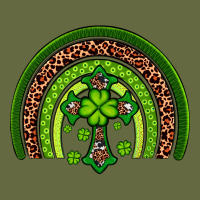 Western Shamrock Cross Rainbow Long Sleeve Tee | Teevron