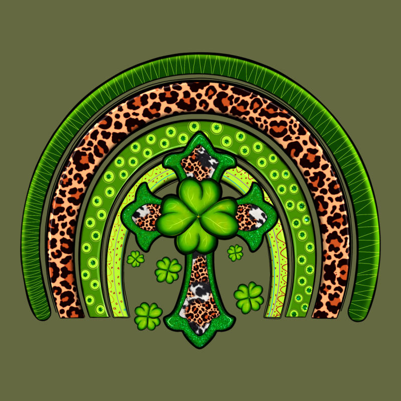 Western Shamrock Cross Rainbow Long Sleeve Tee by Artiststas | Teevron