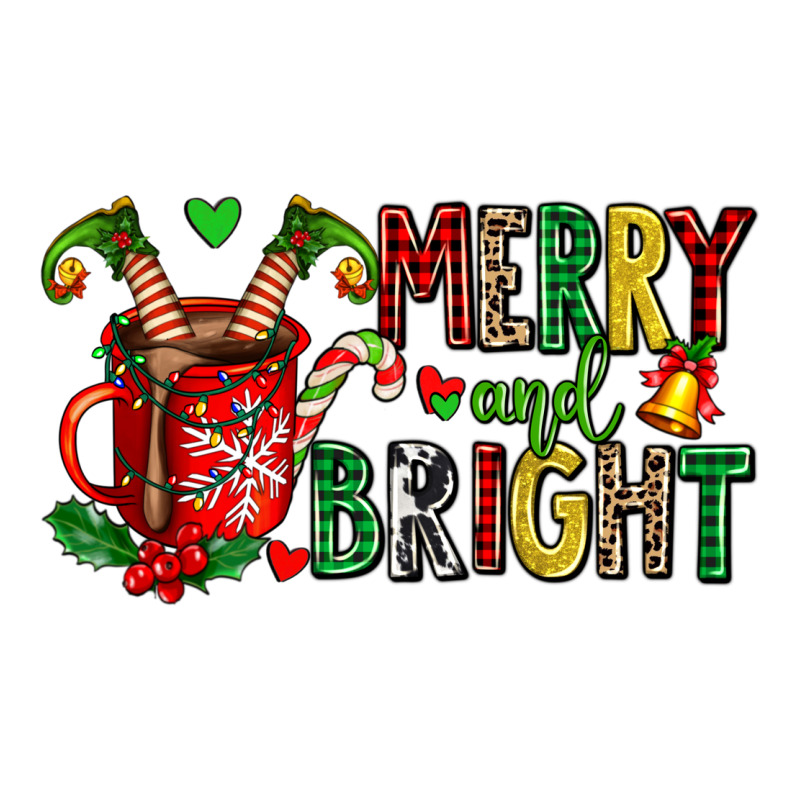 Merry And Bright Urban Heavy Tee by AdoDesignShop | Teevron