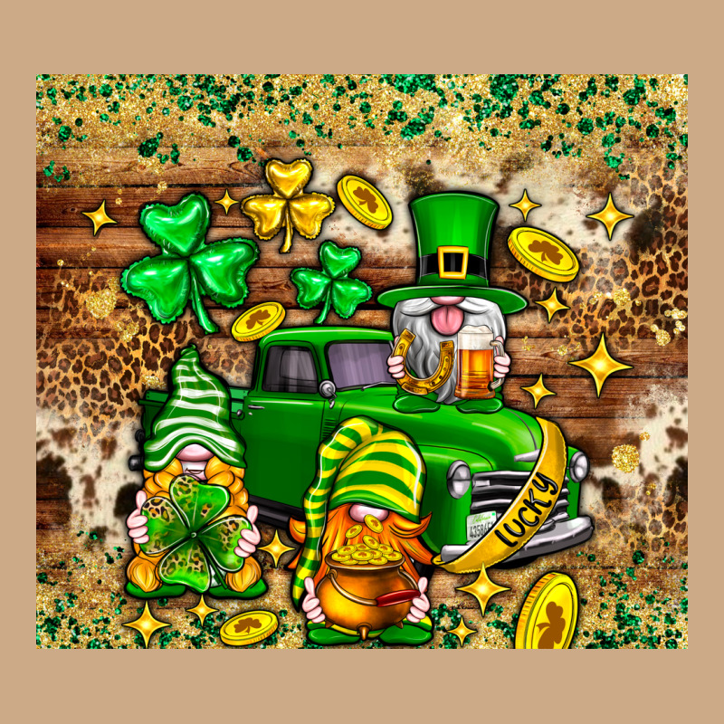 St. Patrick's Day Gnomies Truck Tumbler Vintage Hoodie by Neo Western | Teevron