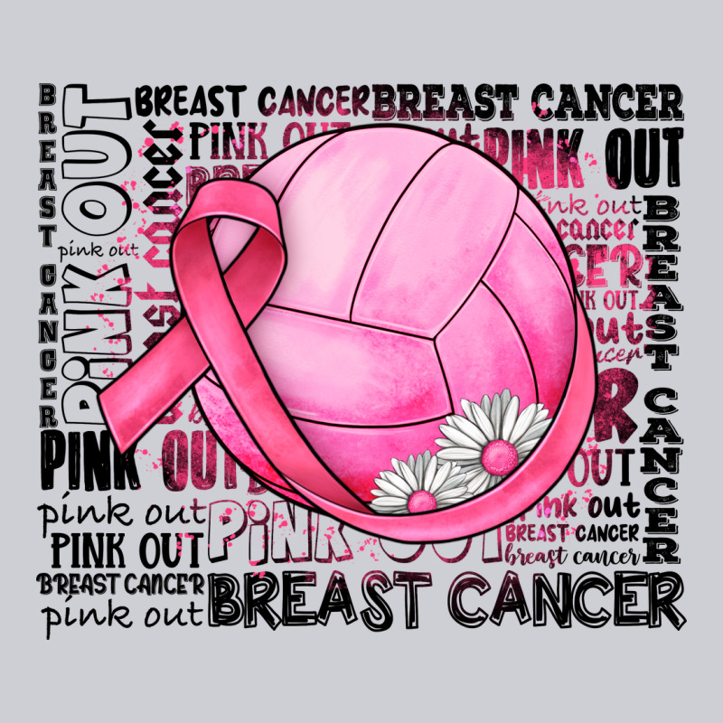 Breast Cancer Volleyball Heavyweight Sweatshirt by JahusDesignShop | Teevron