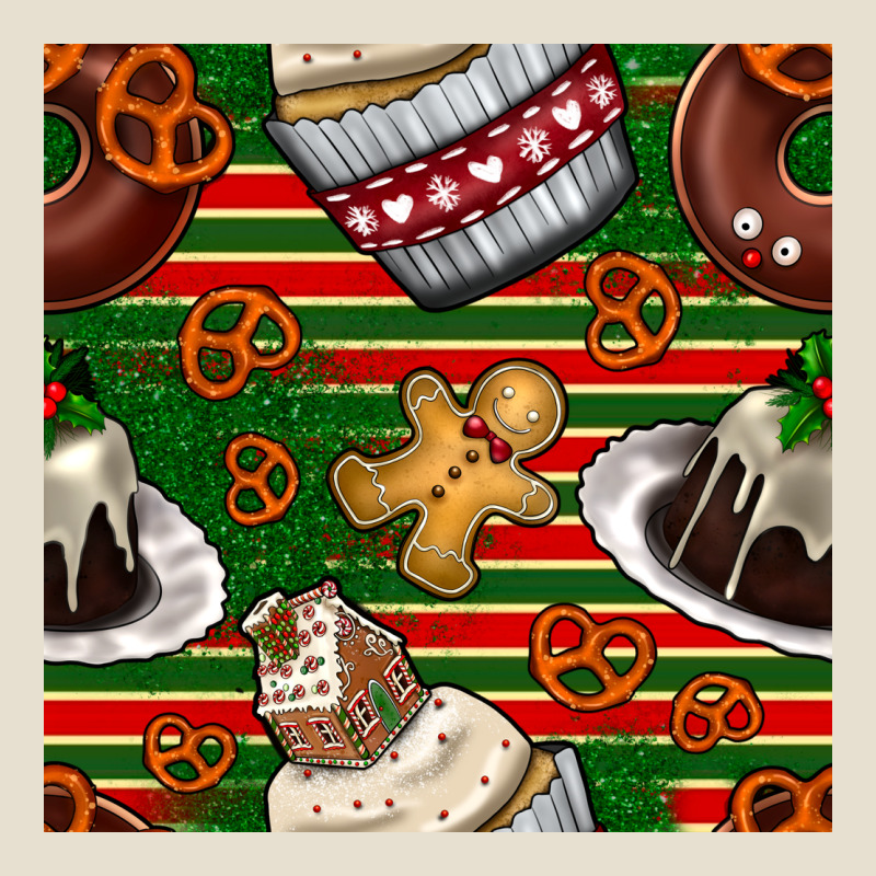 Christmas Cake Seamless Pattern Urban Heavy Tee by BundleAndBundleShop | Teevron