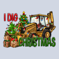 I Dig Christmas Backhoe Loader Premium Sweatshirt | Teevron