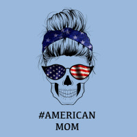 American Stars, American Flag Patterned Mom Skull Premium Hoodie | Teevron