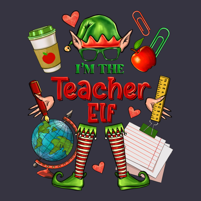 Im The Teacher Elf Vintage Hoodie by FaDigitalArtStudio | Teevron