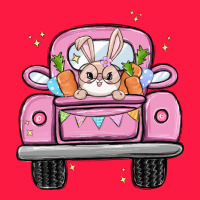 Easter Bunny And Truck Zipper Hoodie | Teevron