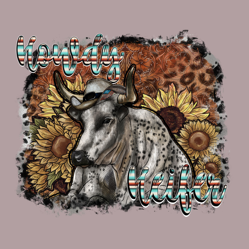 Howdy Heifer Vintage Hoodie by SublimationCraftShop | Teevron