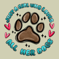 Just A Girl Who Loves All Her Dogs Heavy Core Tee | Teevron