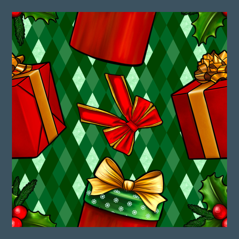 Christmas Surprise Gift Box Seamless Pattern Urban Heavy Tee by BundleAndBundleShop | Teevron