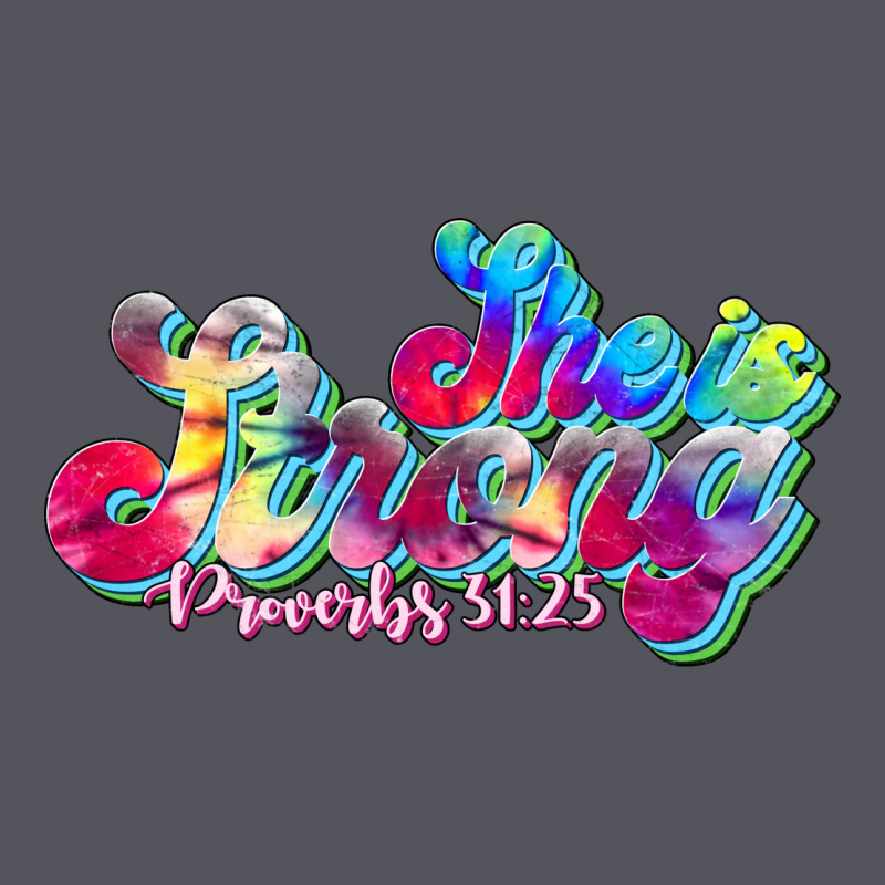 She Is Strong Proverbs 31:25 Vintage Hoodie by JahusDesignShop | Teevron