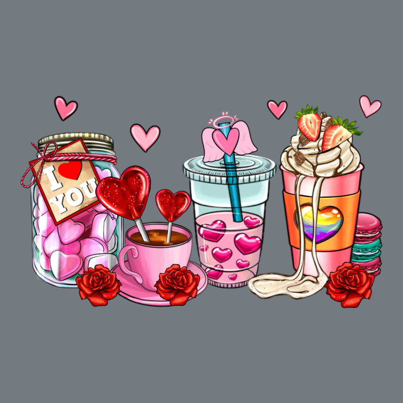 Valentines Day Coffee Cup Heavyweight Sweatshirt by AdoDesignShop | Teevron