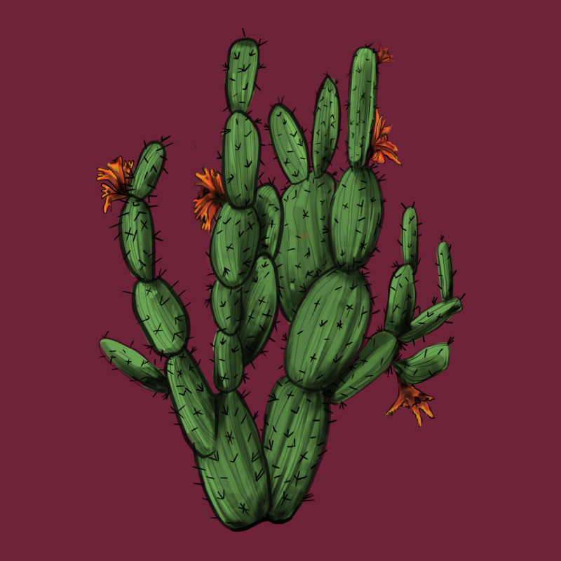 Cactus With Flowers Long Sleeve Tee by AdoDesignShop | Teevron