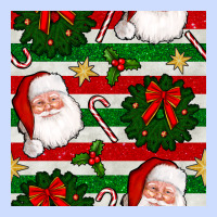 Christmas  Santa Clause And Ornaments Seamless  Pattern Urban Heavy Tee | Teevron