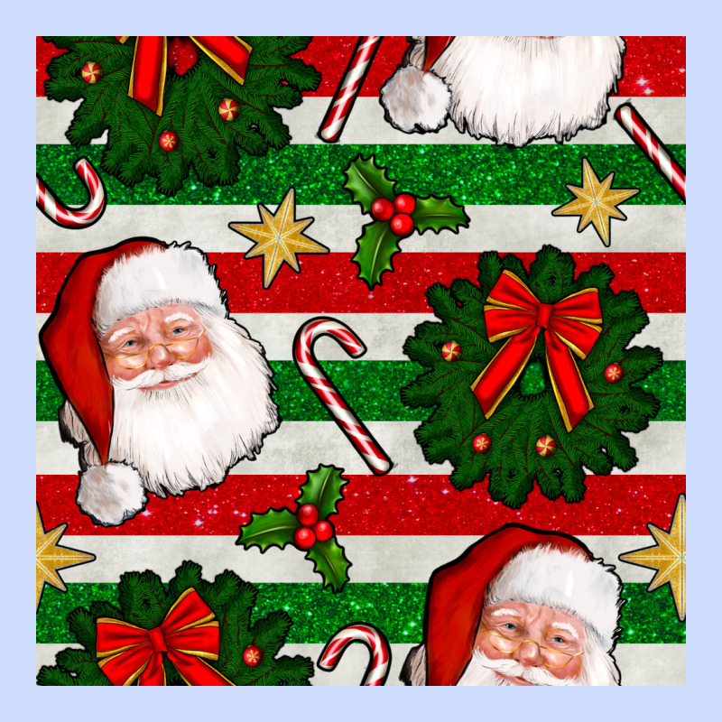 Christmas  Santa Clause And Ornaments Seamless  Pattern Urban Heavy Tee by BundleAndBundleShop | Teevron