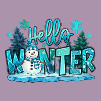 Hello Winter Snowman Heavyweight Hoodie | Teevron
