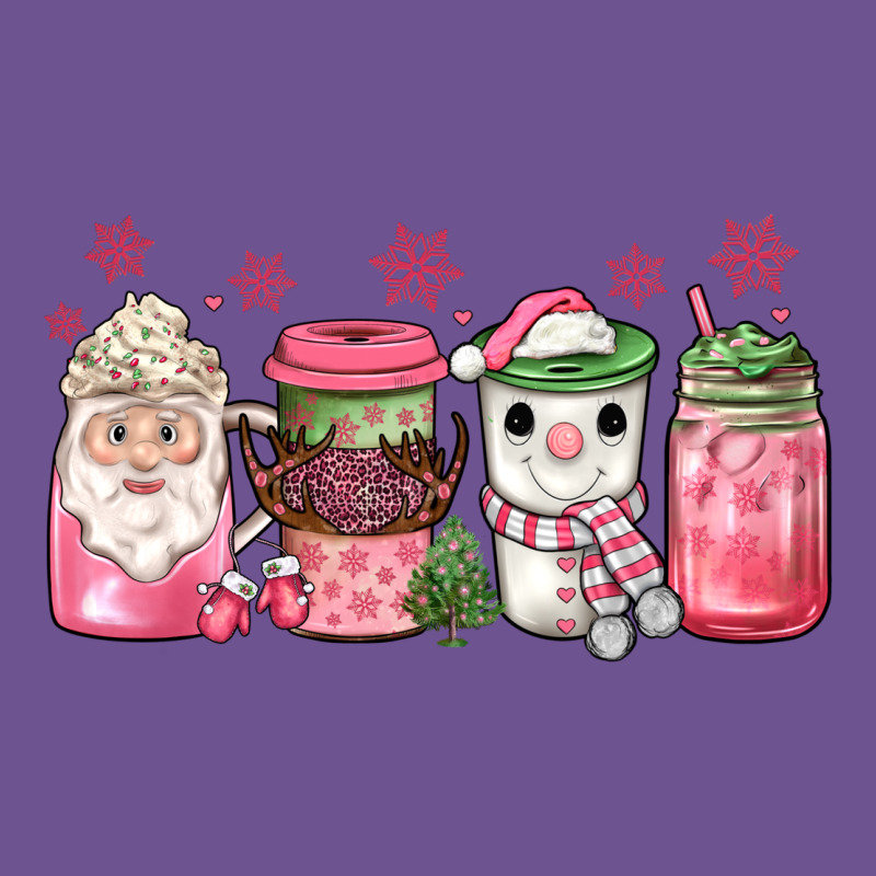 Pink Christmas Coffee Vintage Tee by JahusDesignShop | Teevron