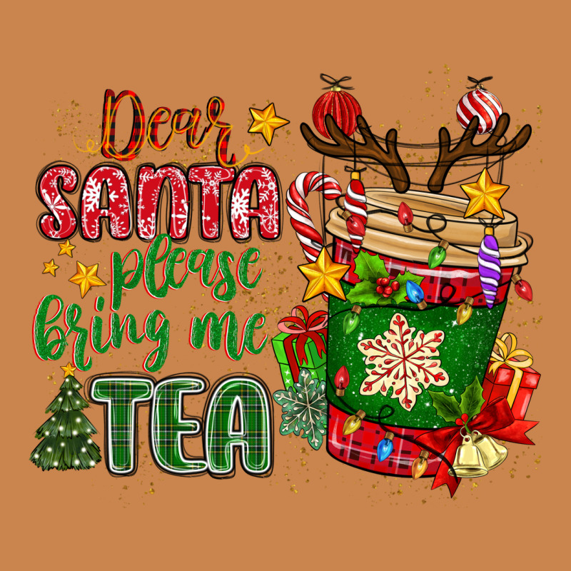 Deer Santa Please Bring Me Tea Heavyweight Hoodie by MaliasSmallBusiness | Teevron