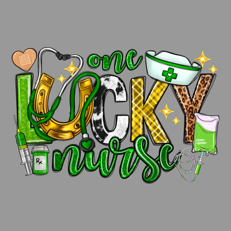 St Patricks Day One Lucky Nurse Vintage Hoodie by Neo Western | Teevron