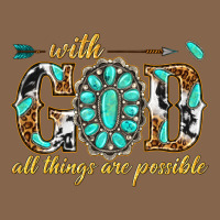 With God All Things Are Possible With Gemstone Premium Tee | Teevron