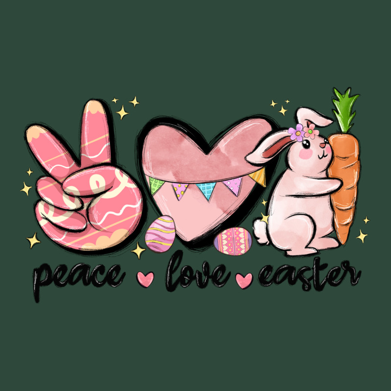 Peace Love Easter Zipper Hoodie by MaliasSmallBusiness | Teevron